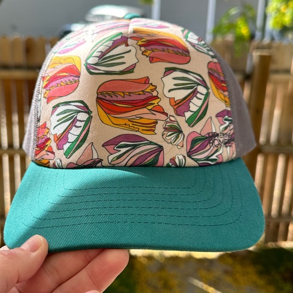 Katherine Homes Title Nine Tulip Mesh Trucker Snap Back Hat - Picture 10 of 13